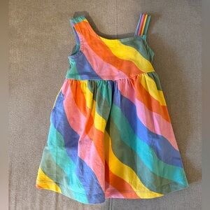 Hanna Andersson Rainbow Squiggly  Dress